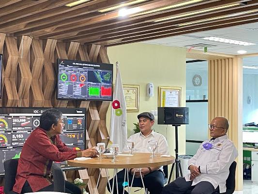 Rangkaian HPN 2022, Ketua PWI Riau Silaturahmi ke SKK Migas Sumbagut